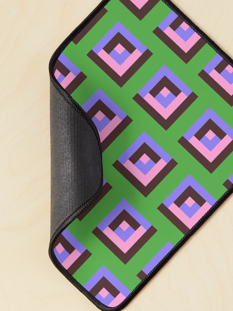 Thumbnail 2 of 5, Mouse Pad, Pastel Geometric Square Pattern designed and sold by RACDesignStudio.