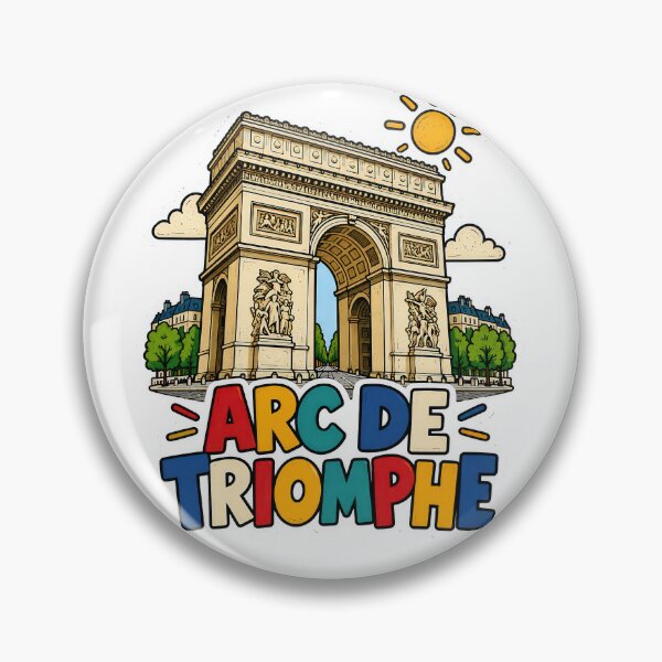 Item preview, Paris – Arc de Triomphe Vintage Travel Poster - Urban Retro Design designed and sold by Earth Celebration Designs.