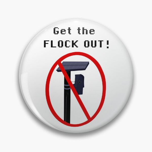 Item preview, Anti-flock camera “get the flock out!” designed and sold by Adventure Girls Studio.