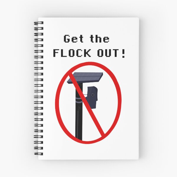Item preview, Anti-flock camera “get the flock out!” designed and sold by Adventure Girls Studio.