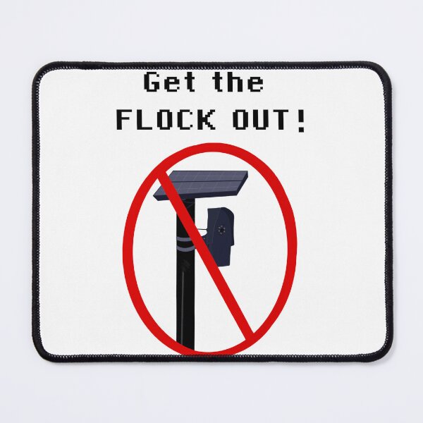 Item preview, Anti-flock camera “get the flock out!” designed and sold by Adventure Girls Studio.