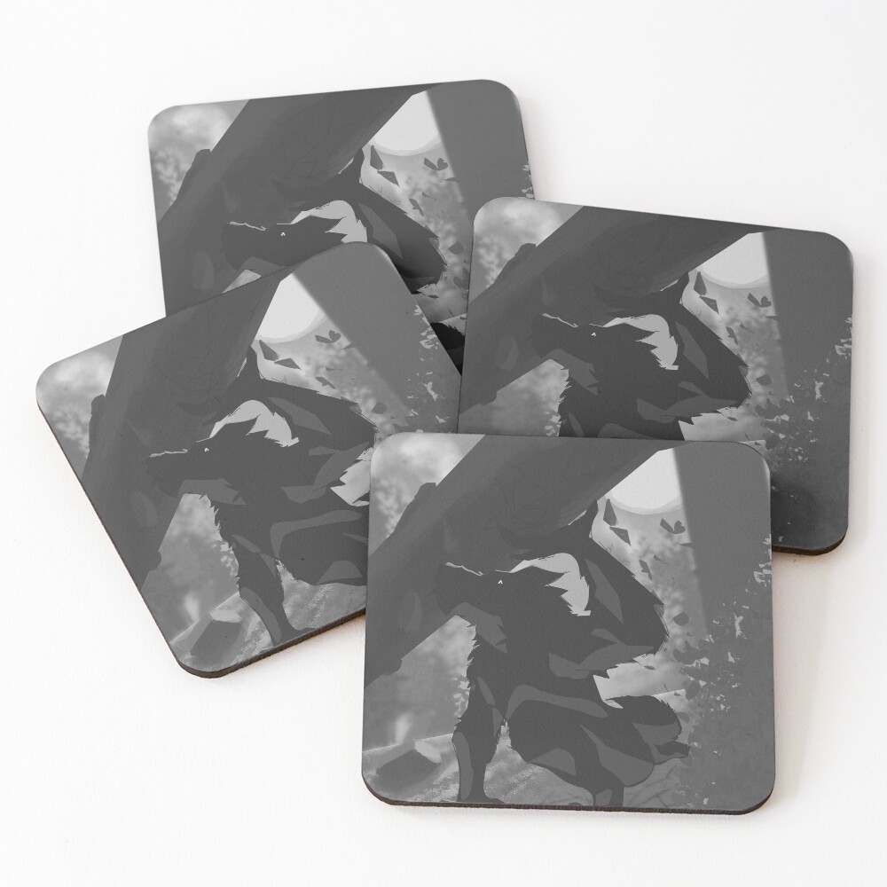 Item preview, Coasters (Set of 4) designed and sold by FluffehWerewolf.