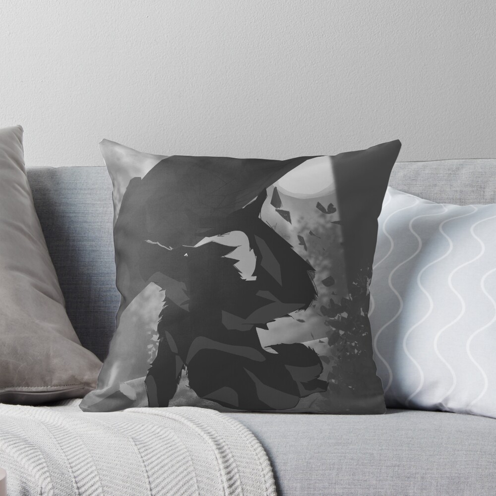Item preview, Throw Pillow designed and sold by FluffehWerewolf.