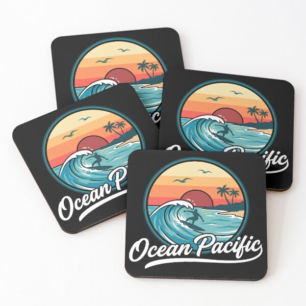 Item preview, Ocean Pacific Surfer Beach Ocean Wave Sunset designed and sold by w66aboo.