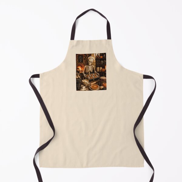 Item preview, Baking Bones — Cozy Halloween Skeleton Baker designed and sold by Novel Works Studio.