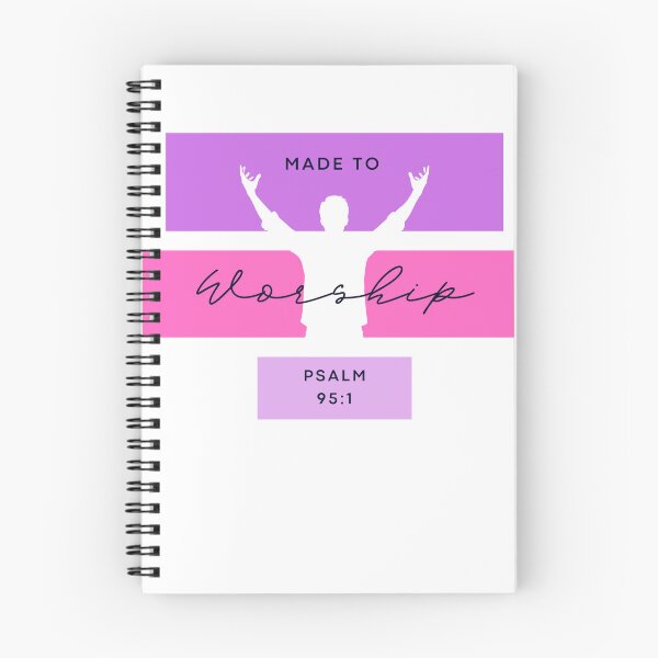 Item preview, Made to Worship – Psalm 95:1 Christian T-Shirt | Colorful Faith & Praise Design designed and sold by PureHopeStudio.