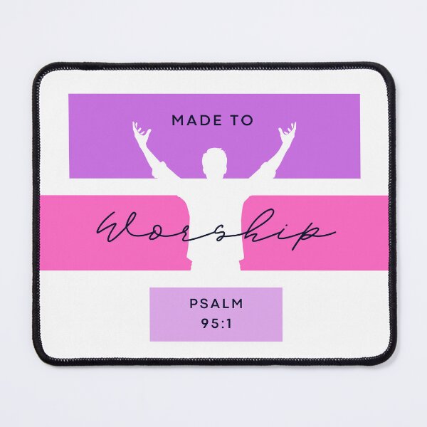Item preview, Made to Worship – Psalm 95:1 Christian T-Shirt | Colorful Faith & Praise Design designed and sold by PureHopeStudio.