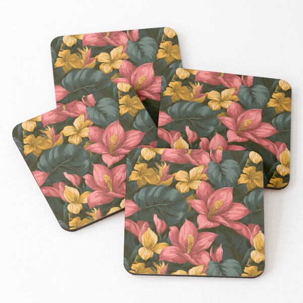 Item preview, Colorful Pothos Print - Flower Floral Pattern - Birthday Gifts designed and sold by RoyalStarsPatts.