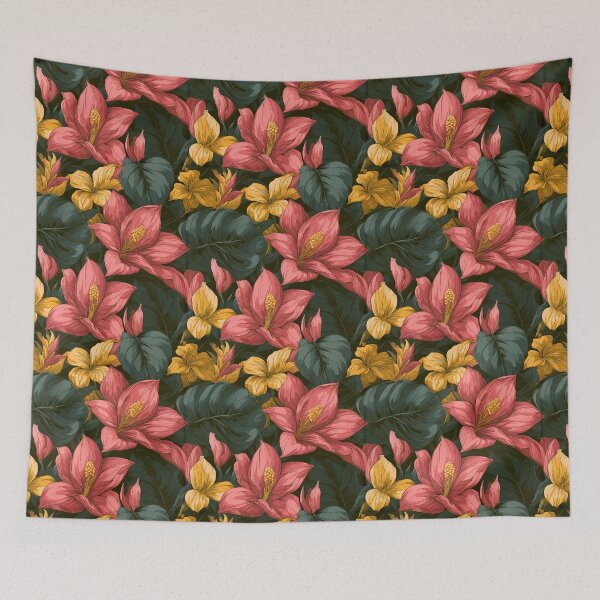 Item preview, Colorful Pothos Print - Flower Floral Pattern - Birthday Gifts designed and sold by RoyalStarsPatts.