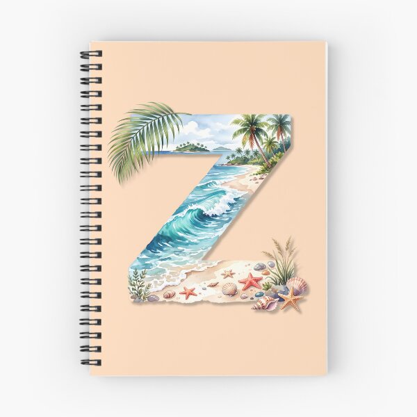 Item preview, Coastal Initial Z – Beach & Ocean Monogram Design designed and sold by Sea Gem.