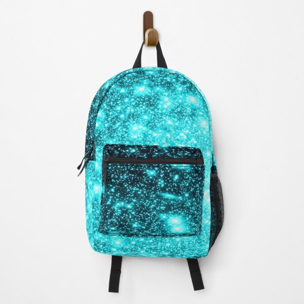 Item preview, Teal Galaxy Sparkle Stars Ombre designed and sold by 2sweetsDesign.