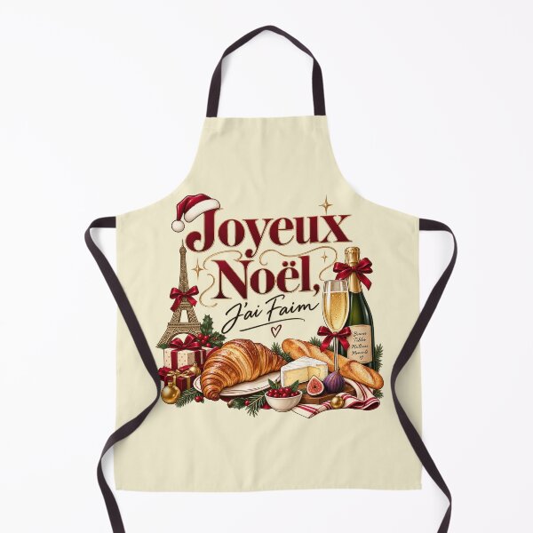 Item preview, Joyeux Noël, J’ai Faim – French Christmas Foodie Parisian Design designed and sold by warlistop.
