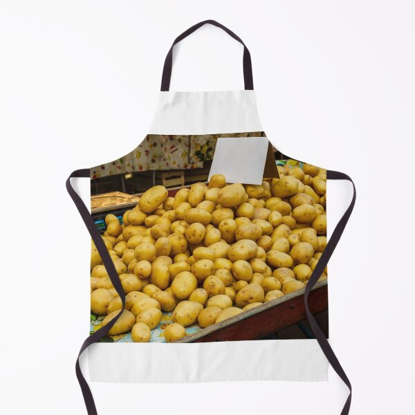 Item preview, Fresh Potatoes Piled High at Market Stall, Colorful Produce Display and Rustic Market Scene Alive designed and sold by Nmallia.