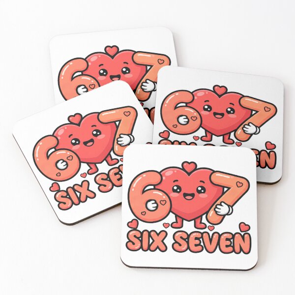 Item preview, funny 6 7 heart valentine joke design six seven gift for valentine's day designed and sold by ArtDesignTp.