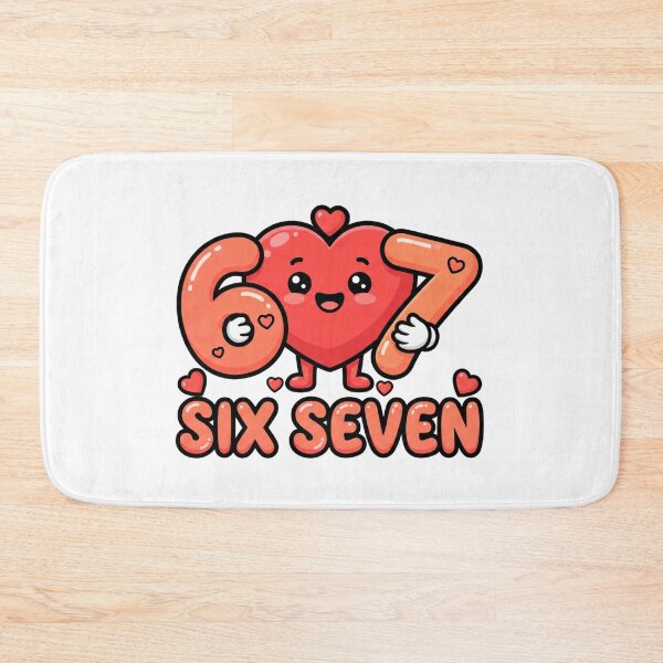 Item preview, funny 6 7 heart valentine joke design six seven gift for valentine's day designed and sold by ArtDesignTp.