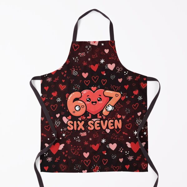 Item preview, funny 6 7 heart valentine joke design six seven gift for valentine's day designed and sold by ArtDesignTp.