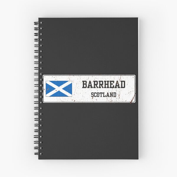 Item preview, Barrhead Scotland Vintage Street Sign Rusted Metal Plate designed and sold by jeshands.