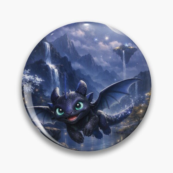 Item preview, Flying dragon in a fairytale landscape designed and sold by Eyden59.