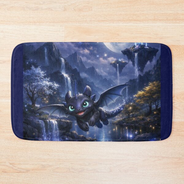 Item preview, Flying dragon in a fairytale landscape designed and sold by Eyden59.
