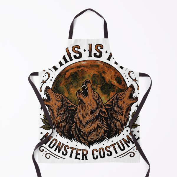 Item preview, Howling Wolves Halloween Full Moon Monster Costume designed and sold by Rtcraftani.