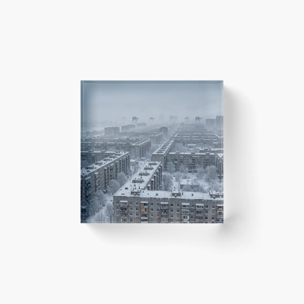 Item preview, AT-ATs in Snowy Post-Soviet City designed and sold by Late Theory.