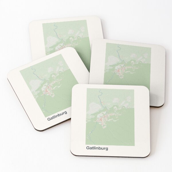 Item preview, Gatlinburg Minimalistic Map Art designed and sold by MapsNerd.