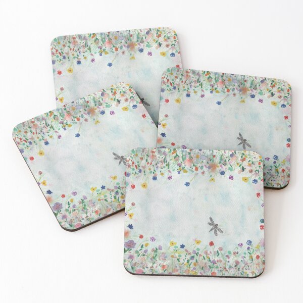 Item preview, Flowers & Dragonfly designed and sold by SunnyOneStudio.