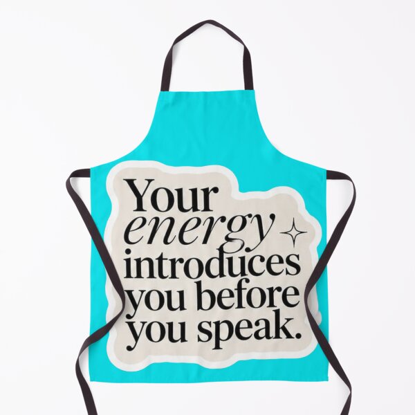 Item preview, Your Energy Introduces You Before You Speak Neutral Quote Sticker designed and sold by Scro-Ciob-Shop.