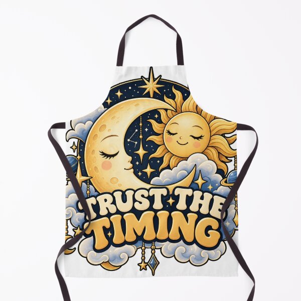 Item preview, Trust The Timing – Celestial Sun & Moon designed and sold by ZKYss-Design.