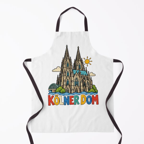 Item preview, Cologne Cathedral – Colorful Cologne Cathedral German Landmark Comic Art designed and sold by Earth Celebration Designs.