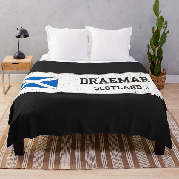 Item preview, Braemar Scotland Vintage Street Sign Rusted Metal Plate designed and sold by jeshands.
