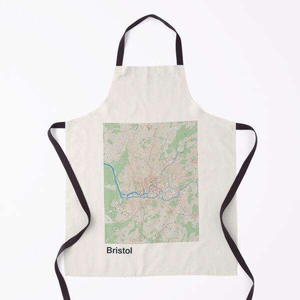 Aperçu de l'œuvre Carte minimaliste de Bristol créée et vendue par MapsNerd.