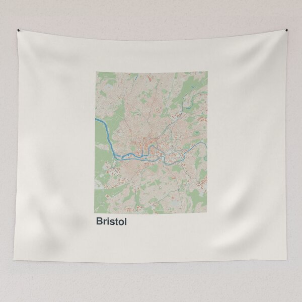 Item preview, Bristol Minimalistic Map Art designed and sold by MapsNerd.