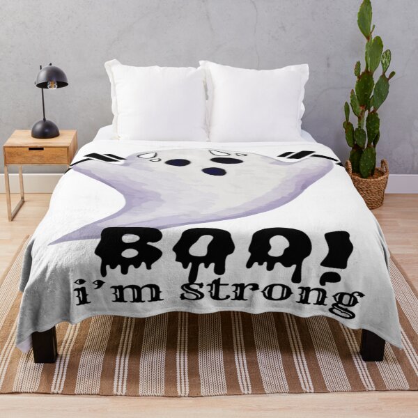 Item preview, BOO I'M STRONG GHOST – SPOOKY HALLOWEEN FITNESS DESIGN designed and sold by MP-GRAPHIXS.