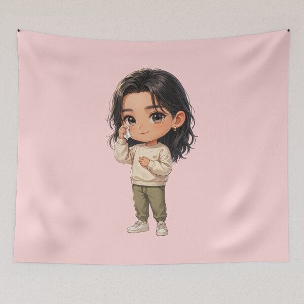 Item preview, Cute Emotional Chibi Character Wiping Tears designed and sold by taogiauco.