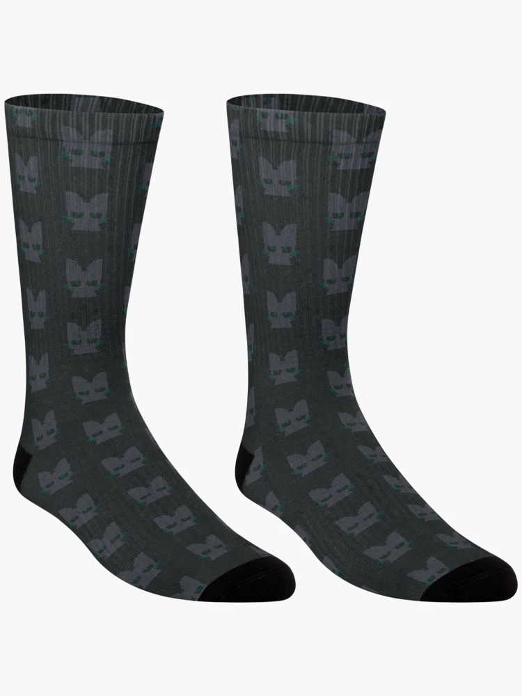 Thumbnail 3 of 5, Socks, Pixelated Cat designed and sold by RACDesignStudio.