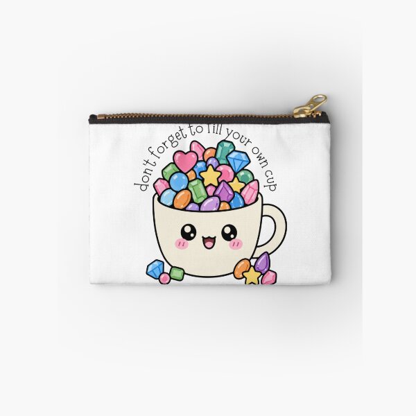 Item preview, Don't forget to fill your own cup Kawaii mug filled with gemstones designed and sold by lotsofniches.