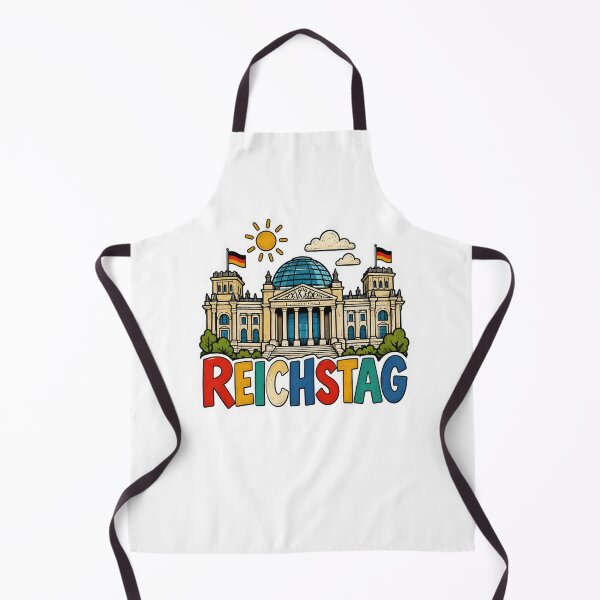 Item preview, Reichstag Berlin – Colorful German Parliament Landmark Comic Art designed and sold by Earth Celebration Designs.