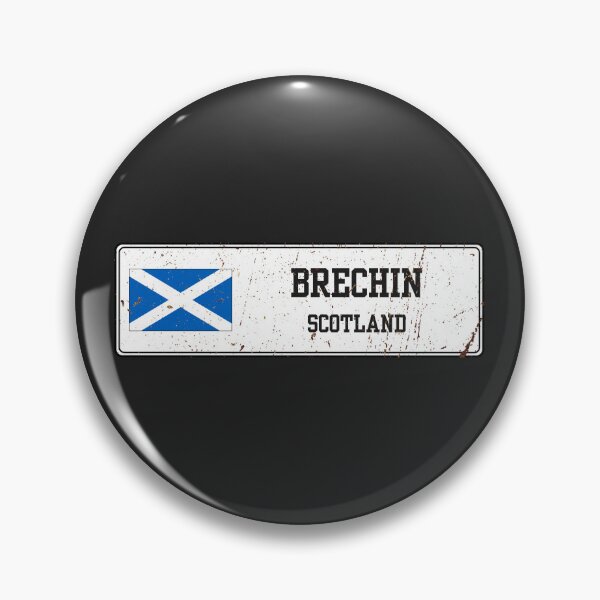 Item preview, Brechin Scotland Vintage Street Sign Rusted Metal Plate designed and sold by jeshands.