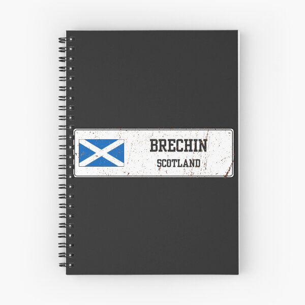Item preview, Brechin Scotland Vintage Street Sign Rusted Metal Plate designed and sold by jeshands.