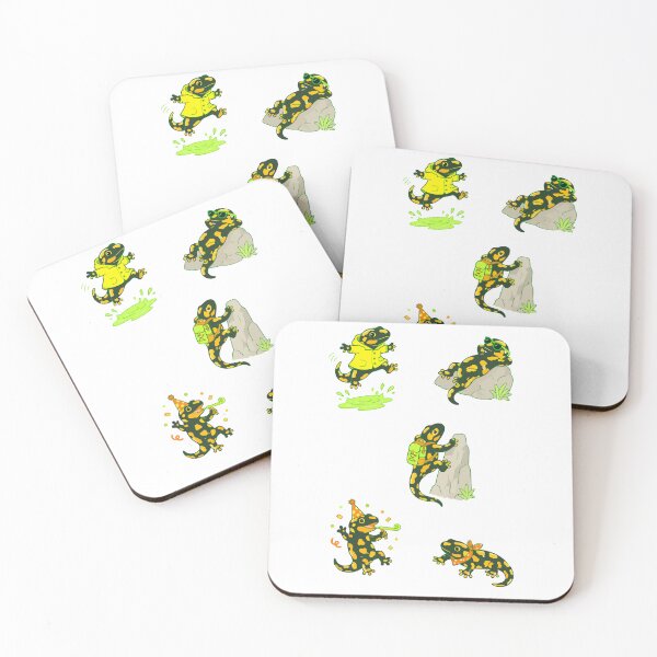 Item preview, Cute Salamander Climbing Rock designed and sold by Zoolumi.