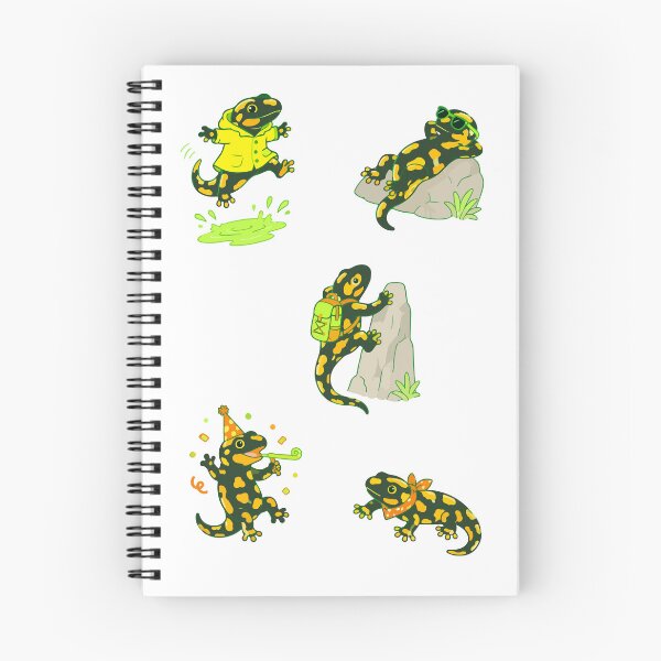 Item preview, Cute Salamander Climbing Rock designed and sold by Limuko.