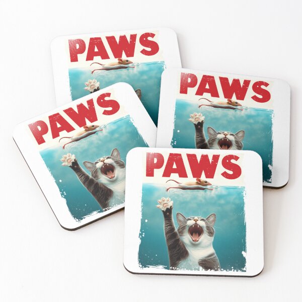 Item preview, Jaws - Paws Funny cat catching a mouse designed and sold by reliew-atsica.