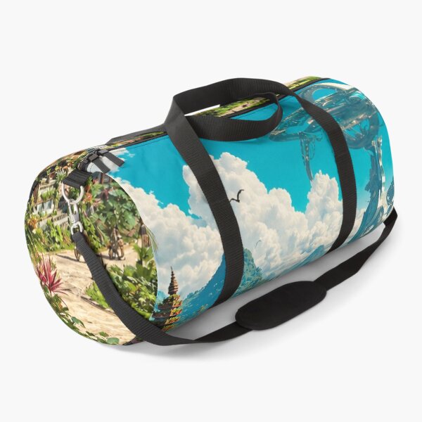 Item preview, Tropical Utopia – Futuristic Island Paradise & Ancient Temple designed and sold by IRON SIREN.