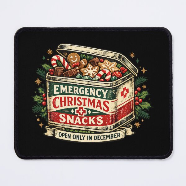 Item preview, Emergency Christmas Gingerbread Cookies Snacks Vintage Retro Gift designed and sold by Artycom.