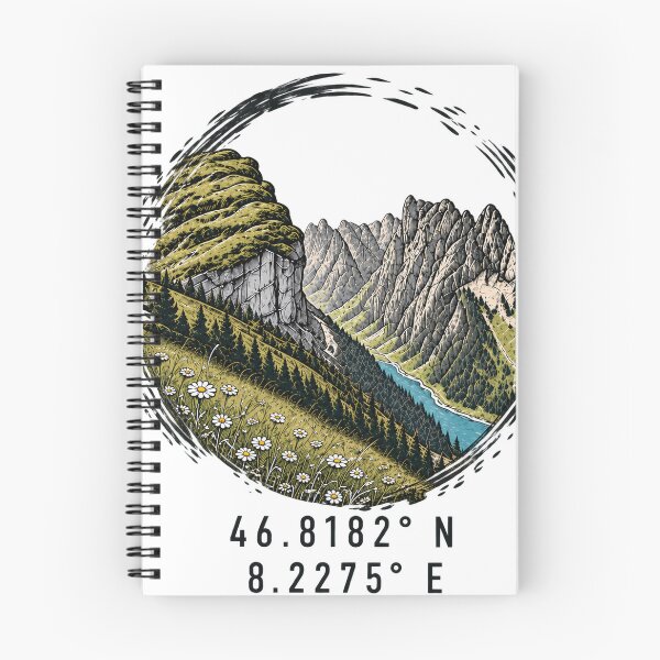 Item preview, Alpine Escape – Mountain Valley & Wildflowers designed and sold by NOVS·94.