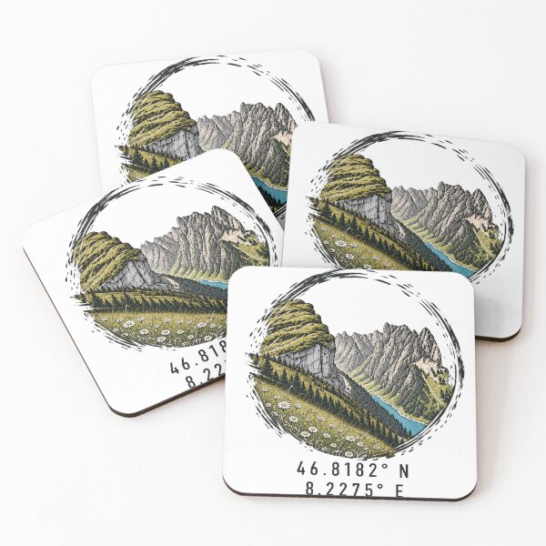 Item preview, Alpine Escape – Mountain Valley & Wildflowers designed and sold by NOVS·94.