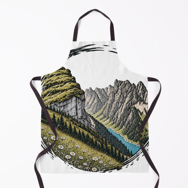 Item preview, Alpine Escape – Mountain Valley & Wildflowers designed and sold by NOVS·94.