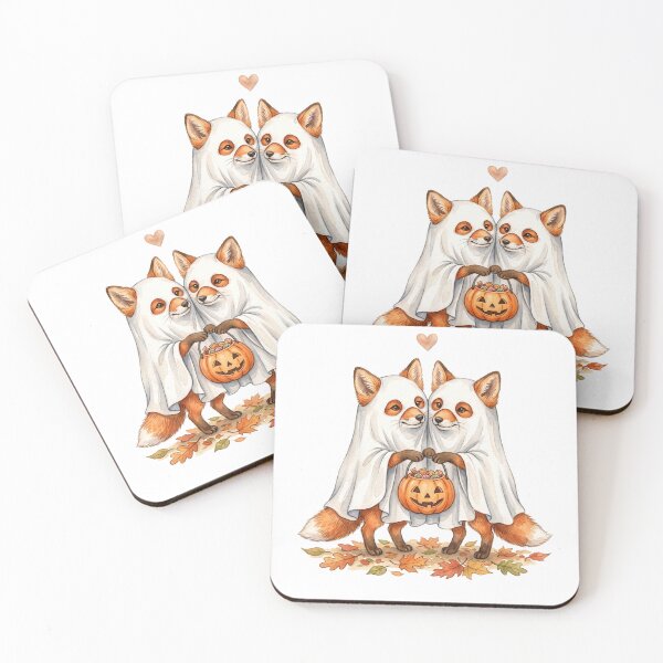 Item preview, Ghost Foxes Halloween designed and sold by Roy & Tiffany.