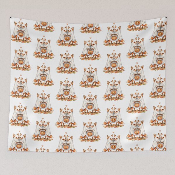 Item preview, Ghost Foxes Halloween designed and sold by Roy & Tiffany.